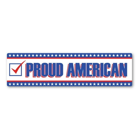 Mouse Rectangle Magnet - Proud American Rectangle Bumper Strip Magnet