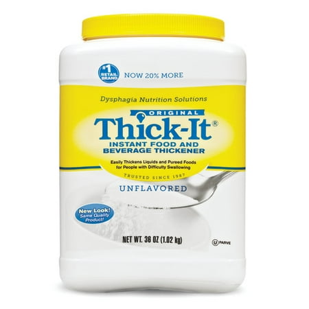 Thick-It Unflavored Ready to Use Food Thickener, 36 oz Canister