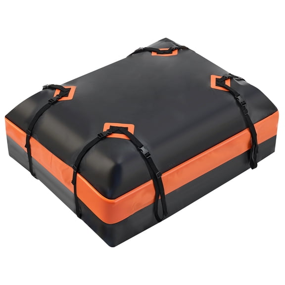 JIOABL 15 Cu ft Rooftop Cargo Carrier Bag,Waterproof Car Roof Bag with 6 Safety Hooks, Anti-Slip Mat, Lock for Cars & SUVs