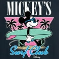 thumbnail image 3 of Disney - Mickey & Friends - Mickey's Surf Club - Palm Trees - Men's Long Sleeve T-Shirt, 3 of 5