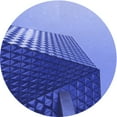 thumbnail image 1 of Ahgly Tapis Rond Lavable en Machine Intérieur Transitionnel Bleu Denim, 3 Pieds Rond, 1 of 7
