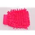 thumbnail image 2 of unbranded Guante De Limpieza Para Auto De Microfibra Chenille Rosado Sin Rayas Para Lavado Efectivo, 2 of 6