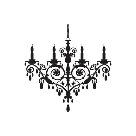 - Chandelier Vinyl Graphic - Large