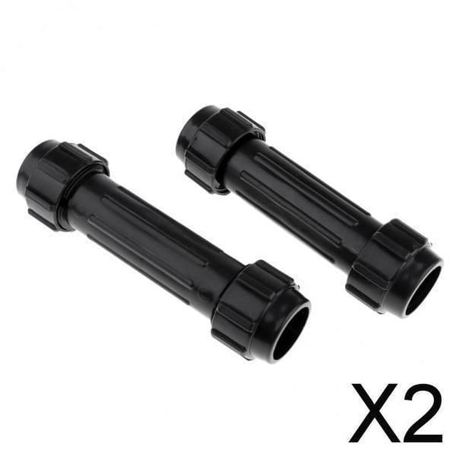 2x 1 Par de Conectores de Paleta Resistentes de PVC de 15cm, Pieza de Unión de Tornillo para de Remo Marino 2 piezas