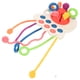thumbnail image 2 of FELTECHELECTR Juguete de pulpo con cuerda para tirar, juguete sensorial para bebés, juguete educativo temprano, juguete para bebés, juguete para chupete infantil, 2 of 6