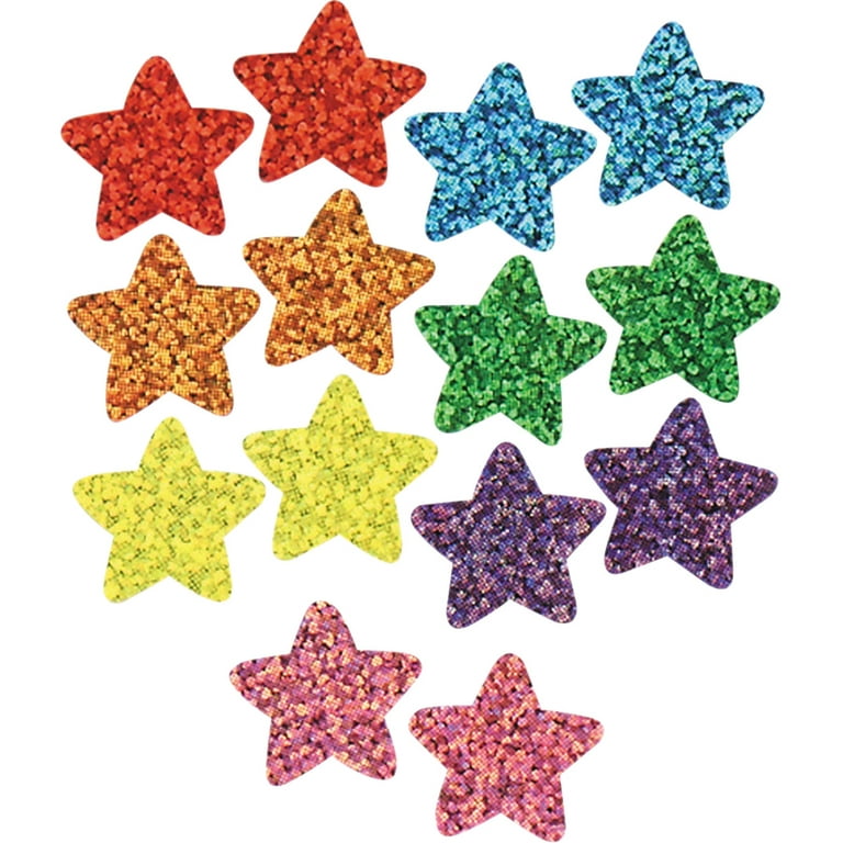 TREND 216pc Large Sparkly Space Stuff Sparkle Stickers
