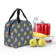 thumbnail image 4 of KLL Cute Turtle Print Insulated Lunch Bag Women, Reusable Cute Tote Lunch Box for Adult & Men, Leakproof Cooler Lunch Bags for Work Office Travel Picnic, 4 of 5