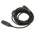 thumbnail image 2 of USB 3.0 Extension Cable Black 16.4ft 5Gbit Per Sec Male to Female USB Active USB Extension Cord for Hub Mouse Keyboard, 2 of 5