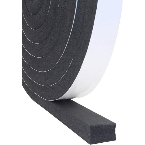 Window Door Insulation Seal, Foam Rubber Adhesive Seal, 25mm Wide x