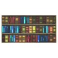 thumbnail image 2 of BSDHOME Fully Stocked Bookshelves Cotton Linen Tablecloth 60x120 Inches, Multicolored Books Desk Sofa Table Cloth Cover for Wedding Party Decor, 2 of 5