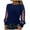 Blue---school outfits for teachers, variant on Aboser Semi Formal Shirts for Women Evening Party Club Shirt Sheer Long Sleeve Tops Trendy Shimmer Glitter Blouses Elegant Crew Neck Tshirts Black L