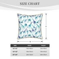 thumbnail image 4 of Haiem Cool Giraffe Print Velvet Soft Solid Decorative Square Throw Pillow Covers Set with Elegant Piping Christmas Cushion Case for Sofa Bedroom Car-18"x18", 4 of 8