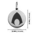 thumbnail image 2 of Stainless Steel Aquaman Round Medallion Pendant Necklace, 2 of 3