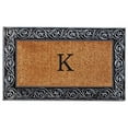 thumbnail image 1 of Home & More 10002SILVK Prestige Silver Monogram Doormat (Letter K), 1 of 1