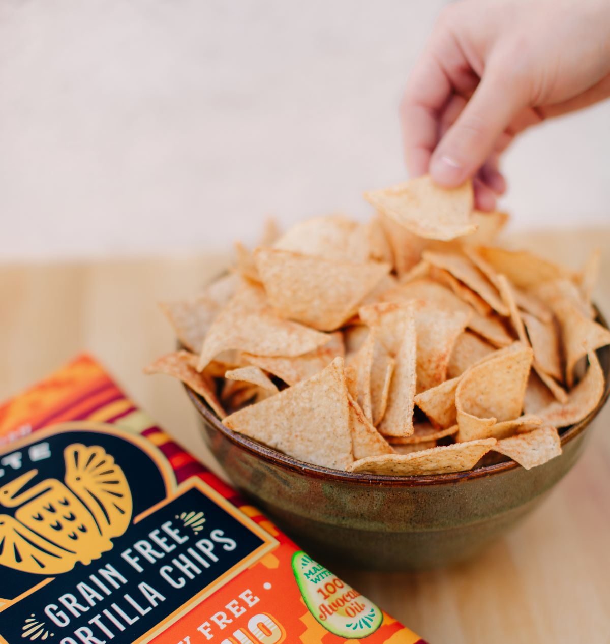 (12 pack) Siete Family Foods Tortilla Chip - Nacho, 5 Oz Bag