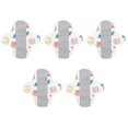 thumbnail image 1 of Lot de 5 serviettes hygiéniques lavables et réutilisables, absorbantes et respirantes, S THS004, 1 of 4