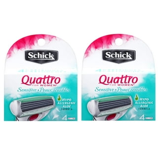 Schick Hydro3 Silk Refill Blade Cartridges, 4 ct (BULK Packaging)