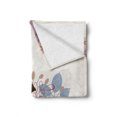 thumbnail image 2 of Orchids Soft Flannel Fleece Throw Blanket, Hand Drawing Style Illustration with a Bird Perched on Exotic Flowering Plants, Cozy Plush for Indoor and Outdoor Use, 70" x 90", Multicolor, by Ambesonne, 2 of 6