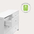 thumbnail image 5 of Storkcraft Calabasas 6 Drawer Nursery Double Dresser, White, 5 of 12