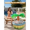 thumbnail image 4 of Syncfun Inflatable Palm Tree Cooler, Green, 2 Pack, 4 of 8
