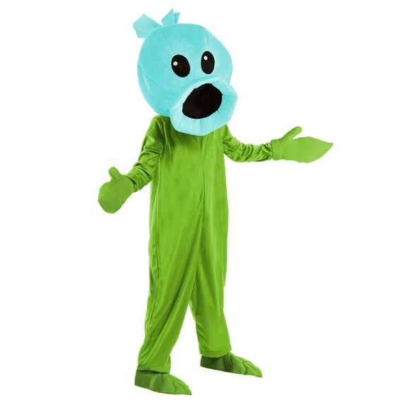 Plants Vs Zombies Snow Pea Costume Adult Jumpsuit