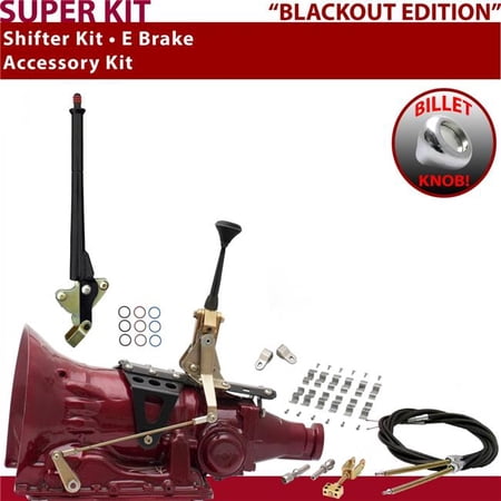 American Shifter TH200 Shifter Kit Black 6 in. E Brake Cable Clamp Clevis for EC833