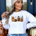 thumbnail image 4 of Halloween Pumpkin Spice Spooky Sweatshirt, Halloween Crew Neck, 4 of 11