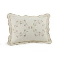 thumbnail image 6 of Modern Heirloom Felisa Cream/Pink Floral Embroidered Bedspread, King, All Ages, 6 of 7