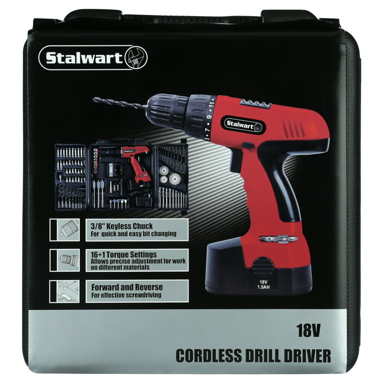 BLACK & DECKER 18-volt 3/8-in Drill (Charger Included and Hard Case  included) at