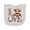 AC-Heather Grey, variant on Inktastic Cute Highland Cow Love Floral Newborn Bib