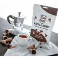 thumbnail image 3 of Just The Fun Part Bite-Sized Mini Waffle Cones Filled With Belgian Dark Chocolate, 3 of 6