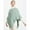 Seafoam Green, variant on Aran Knitted Poncho Women's SuperSoft Merino Wool Irish Cape Made in Ireland, One Size