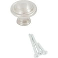 thumbnail image 4 of Charlotte Cabinet/Bi-Fold Door Knob, 1-3/4 Inches, Satin Nickel by Stone Harbor Hardware, 4 of 4