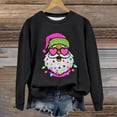thumbnail image 1 of Hauts Contigoes pour Femmes Tendance, Mode de Noël Chandail Décontracté à Manches Longues à Col Rond Imprimé pour Femmes, Hauts Blouse, 1 of 3
