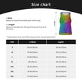 thumbnail image 4 of Pofeuu Colorful Glitter Print Men's Workout Tank Tops Sleeveless Muscle Gym Shirt Quick Dry-4X-Large, 4 of 7