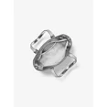 thumbnail image 2 of Michael Kors Jet Set XS Patent Logo Debossed Convertible Tote Bag Silver, 2 of 4