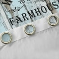 thumbnail image 4 of Garden Windmill Curtains & Drapes Rustic Retro Farm House Country Vintage Barn Door Blackout Curtains,Cottage Lodge Cabin Curtains Winnower Wooden Plank Farmhouse Decor, 4 of 6