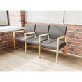 thumbnail image 5 of Pemberly Row Waiting Reception 3 Seat Tandem Seating Wood Frame in Gray, 5 of 5