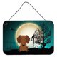 thumbnail image 1 of Caroline's Treasures Halloween Scary Dachshund Rojo Marrón Impresiones para colgar en la pared o en la puerta BB2320DS812, 8 x 12 Caroline's Treasures BB2320DS812, 1 of 1