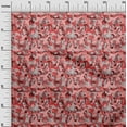 thumbnail image 3 of oneOone Velvet Pink Fabric Abstract Craft Projects Decor Fabric Printed By The Yard 58 Inch Wide, 3 of 4