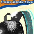 thumbnail image 5 of Sun and Moon Gothic Pattern 17" School Backpacks for Teens,Waterproof Oxford Fabric,S-Shape Padded Straps for School,Travel,Hiking,Camping, 5 of 6