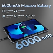 Digiland 10.1 Inch Android 15 Tablet, 10GB Ram 64GB Rom, 8+13MP Dual Camera, 6000 mAh Battery Tablet Computer
