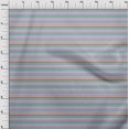 thumbnail image 3 of oneOone Polyester Lycra Fabric Horizontal Stripe Printed Craft Fabric BTY 56 Inch Wide, 3 of 4