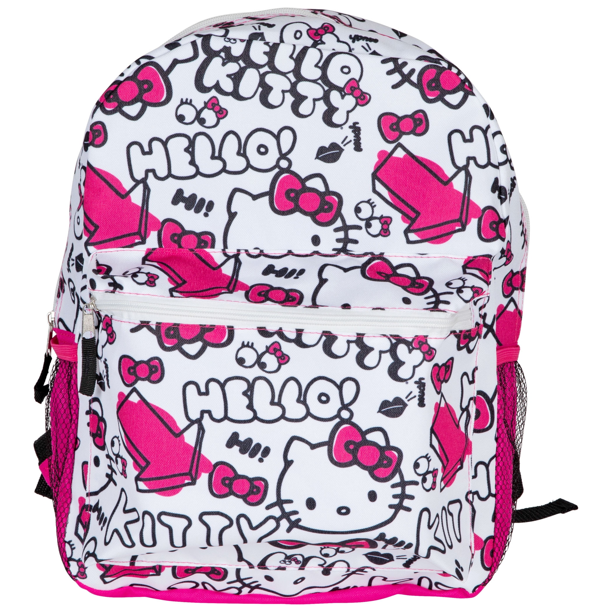 Hello Kitty Doodle Collage 16 Padded Backpack - Walmart.com