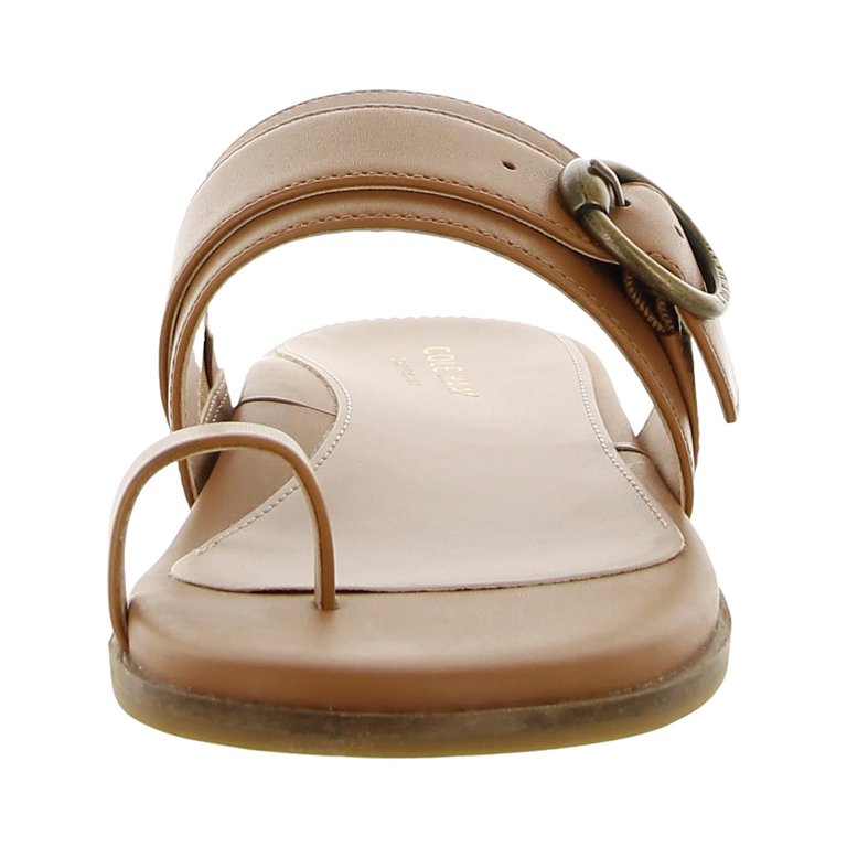 cole haan brown leather sandals