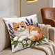 thumbnail image 5 of Funda de almohada con efecto 3D | Bonita funda de almohada bordada, 100 % algodón, suave y cómoda, ideal para decorar el hogar, dormitorio, sala de estar, decoración con, 5 of 7