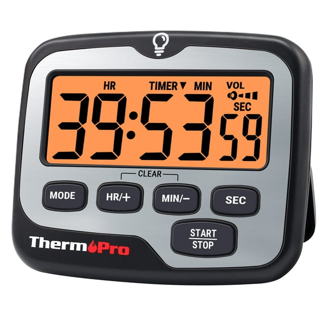 Minuterie de Cuisine ThermoPro TM01 Compte à Rebours Numérique