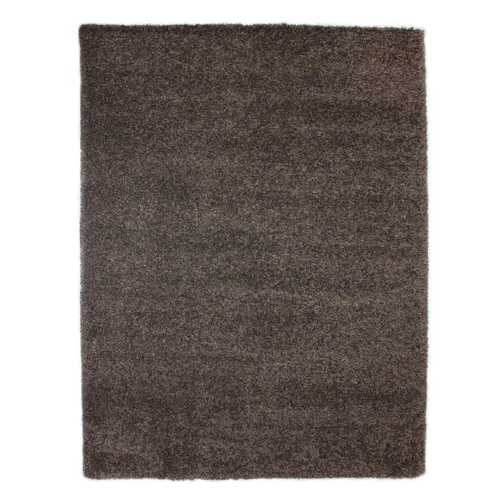 Gertmenian Ultimate Shag Solid Color Oatmeal Indoor Area Rug, 5x8