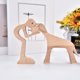 thumbnail image 1 of Estatuilla artesanal de perro de madera para cachorro familiar, adorno de mesa de escritorio, modelo tallado, decoración para el hogar y la Oficina, escultura de mascota, regalo de Navidad Tan Jianjun unisex, 1 of 2