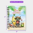 thumbnail image 5 of Australian Cattle Dog Hello Summer with Sunglasses and Surfboard Tropical Vibes Spiral Bound Journal Heeler Lover Gifts 5x7in Spiral Notebook - 00007, 5 of 5